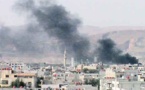 غارات على الريف الدمشقي واغلاق مطار حلب جراء استهدافه من مقاتلي المعارضة
