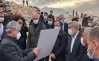 وزير الداخلية التركي  يتفقد مشروع المنازل المؤقتة في ادلب