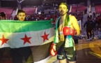 ملاكم سوري يقضي على منافسه الإيراني بالضربة القاضية.
