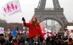 جرحى في اعمال شغب في باريس اثر تظاهرة حاشدة ضد زواج مثليي الجنس