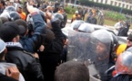 منظمة حقوقية مغربية تدين عنف الشرطة ضد متظاهرين سلميين