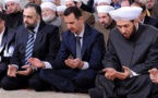 الاسد يؤدي صلاة الاضحى في دمشق