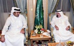 محادثات بين العاهل السعودي وامير قطر