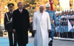 اردوغان يكشف قصره الفخم لأول مرة اثناء الزيارة البابوية