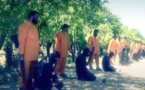 "جيش الاسلام "يبث شريط فيديو يظهر اعدام 18من " داعش "
