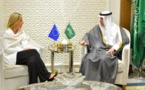 موغيريني تبحث مع المسؤولين السعوديين ملفي ايران واليمن