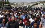 الاردنيون يتظاهرون ضد "الانتهاكات" الاسرائيلية في الأقصى
