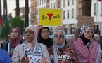 الدار البيضاء.. مغربيات في وقفة تضامنية مع نساء غزة