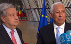 غوتيريش يناقش مع القادة الأوروبيين الوضع بالشرق الأوسط