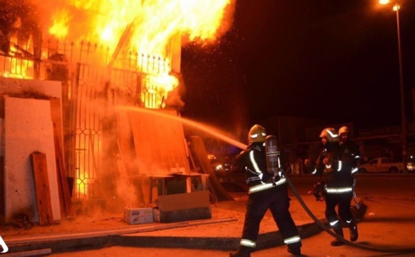 الدفاع المدني يستنفر فرق الاطفاء للسيطرة على حريق الحمدانيةفي نينوى - واع