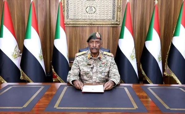 وفق خطاب متلفز لرئيس مجلس السيادة السوداني- الاناضول