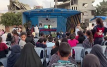 عرض فيلم "صوت هند رجب" الذي فاز بجائزة "الأسد الفضي" في مهرجان البندقية السينمائي الدولي في دورته الـ82 خلال سبتمبر الماضي- ايه ايه